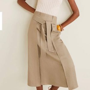 Mango linen skirt